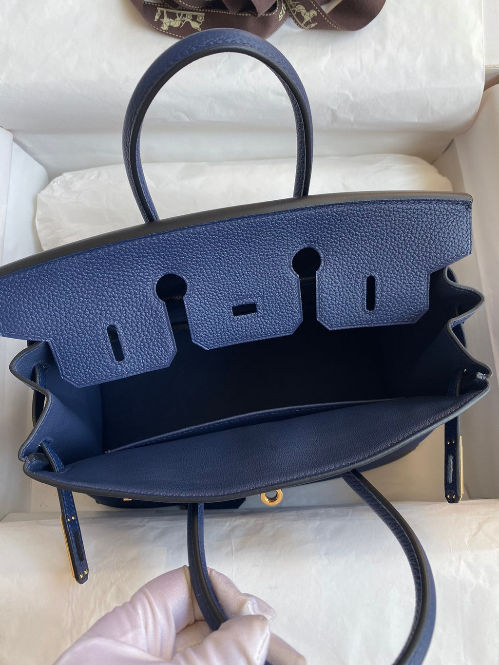 Birkin 25cm Togo Leather Handbag