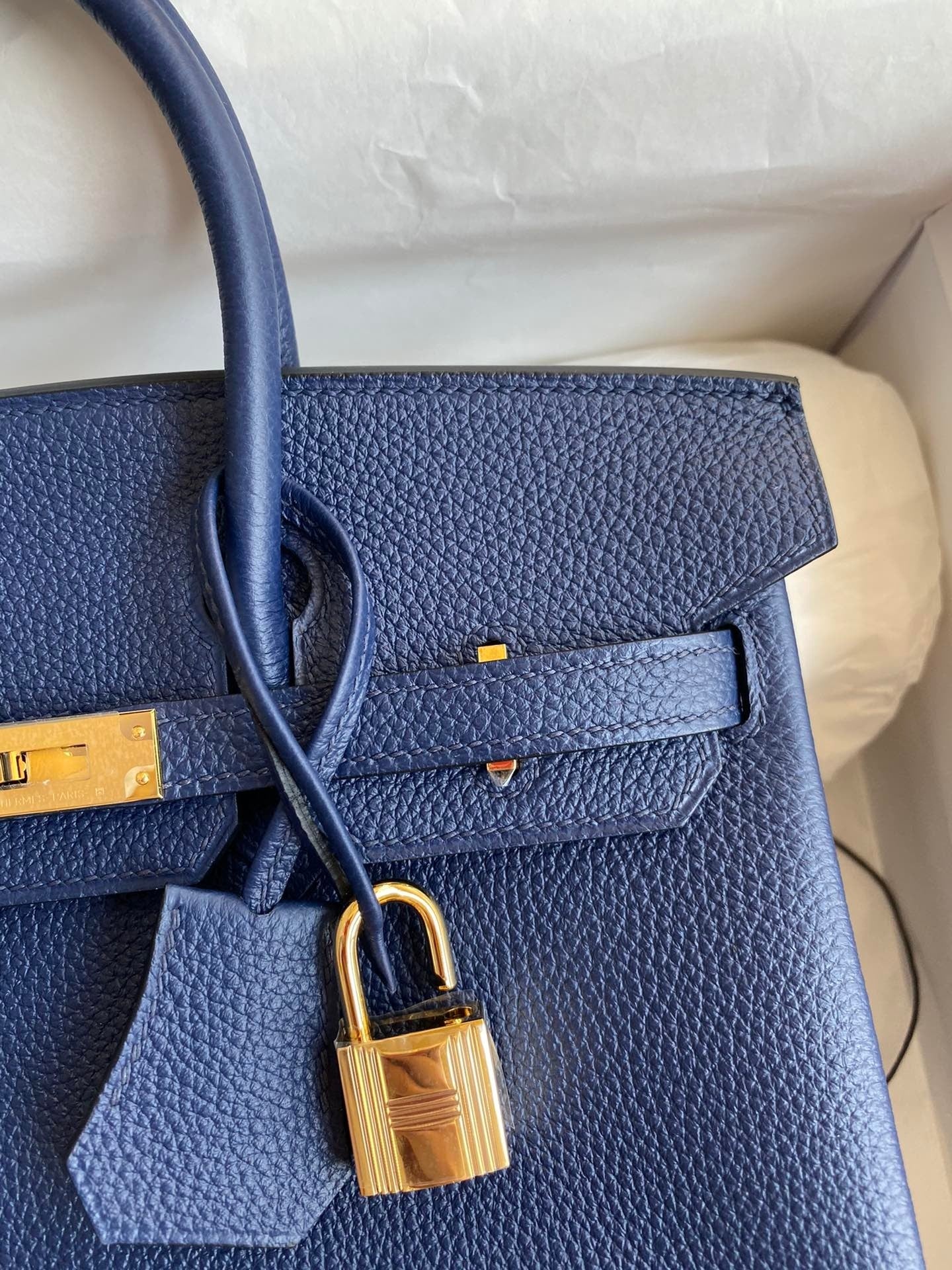 Birkin 25cm Togo Leather Handbag