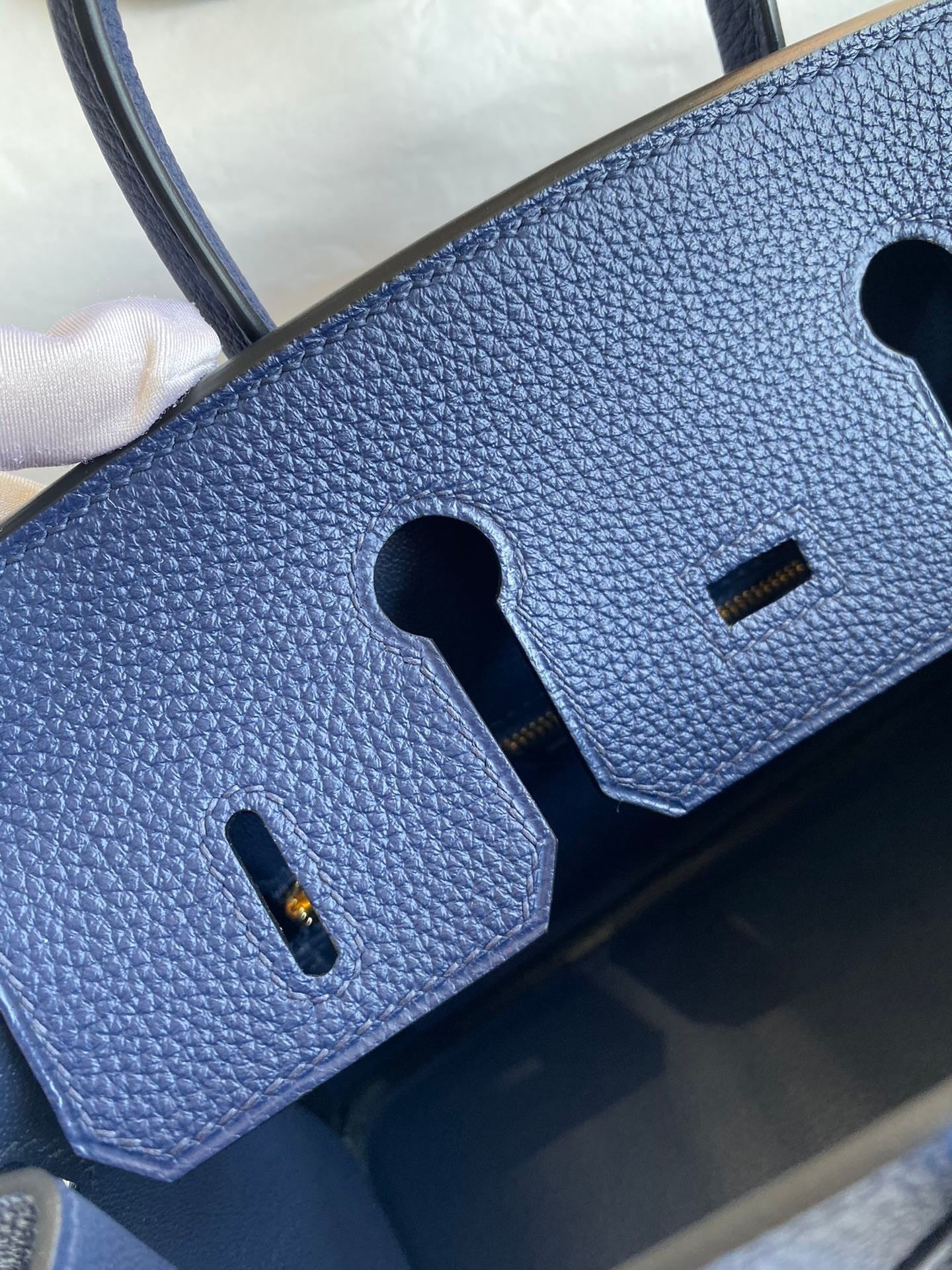 Birkin 25cm Togo Leather Handbag