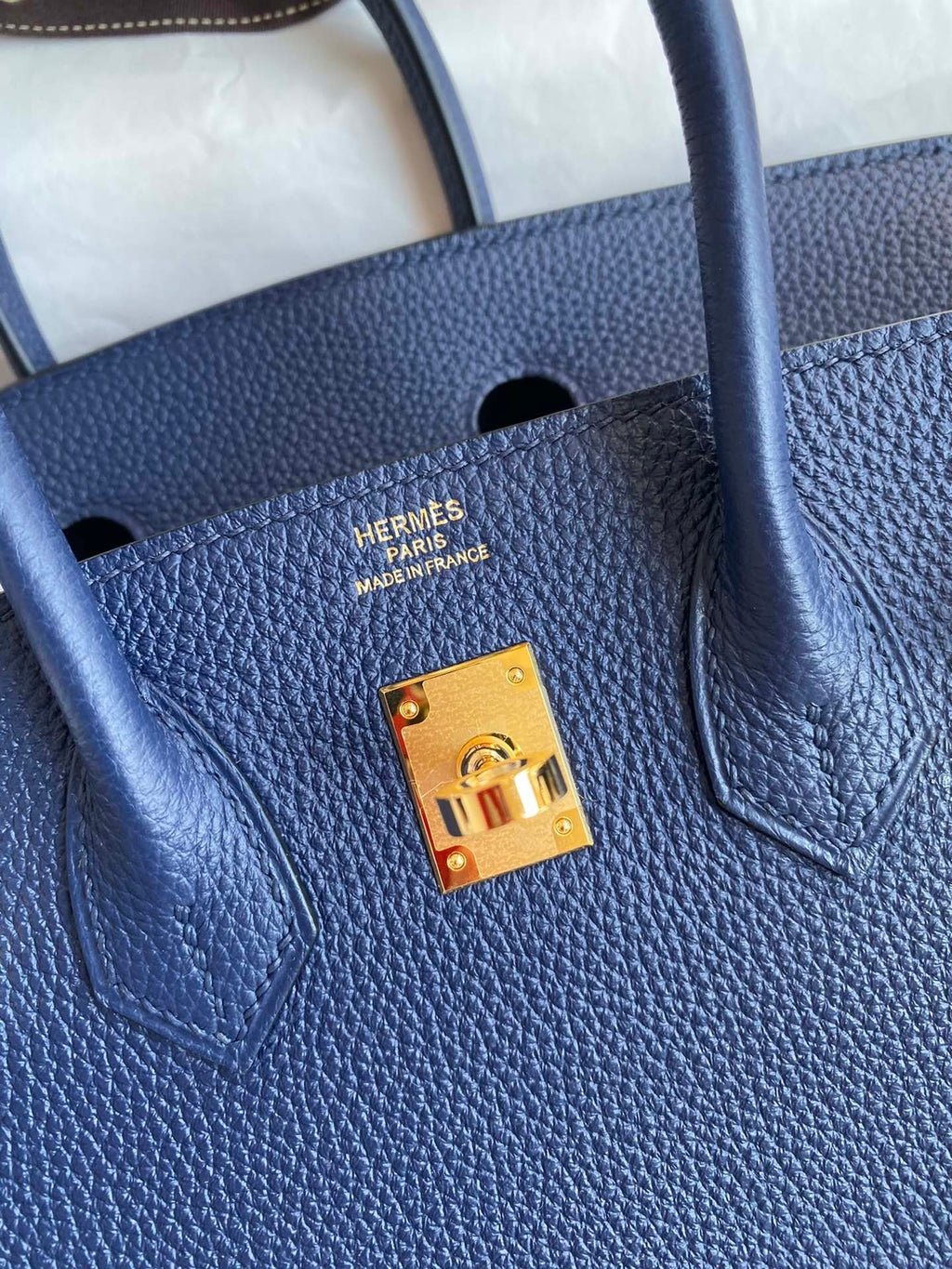 Birkin 25cm Togo Leather Handbag