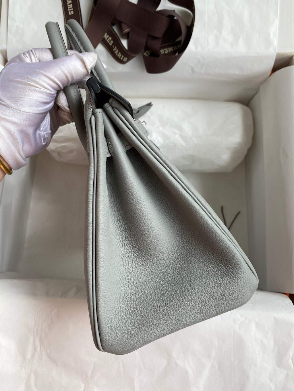 Birkin 25cm Togo Leather Handbag