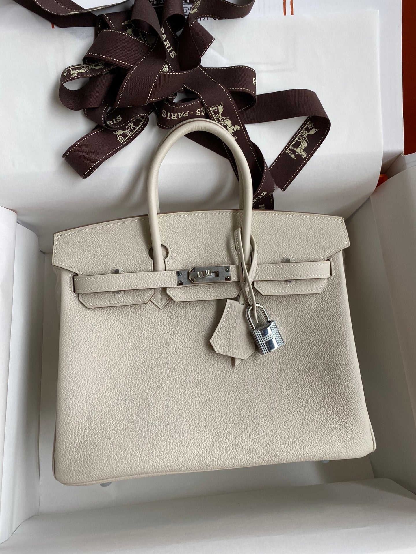 Birkin 25cm Togo Leather Handbag