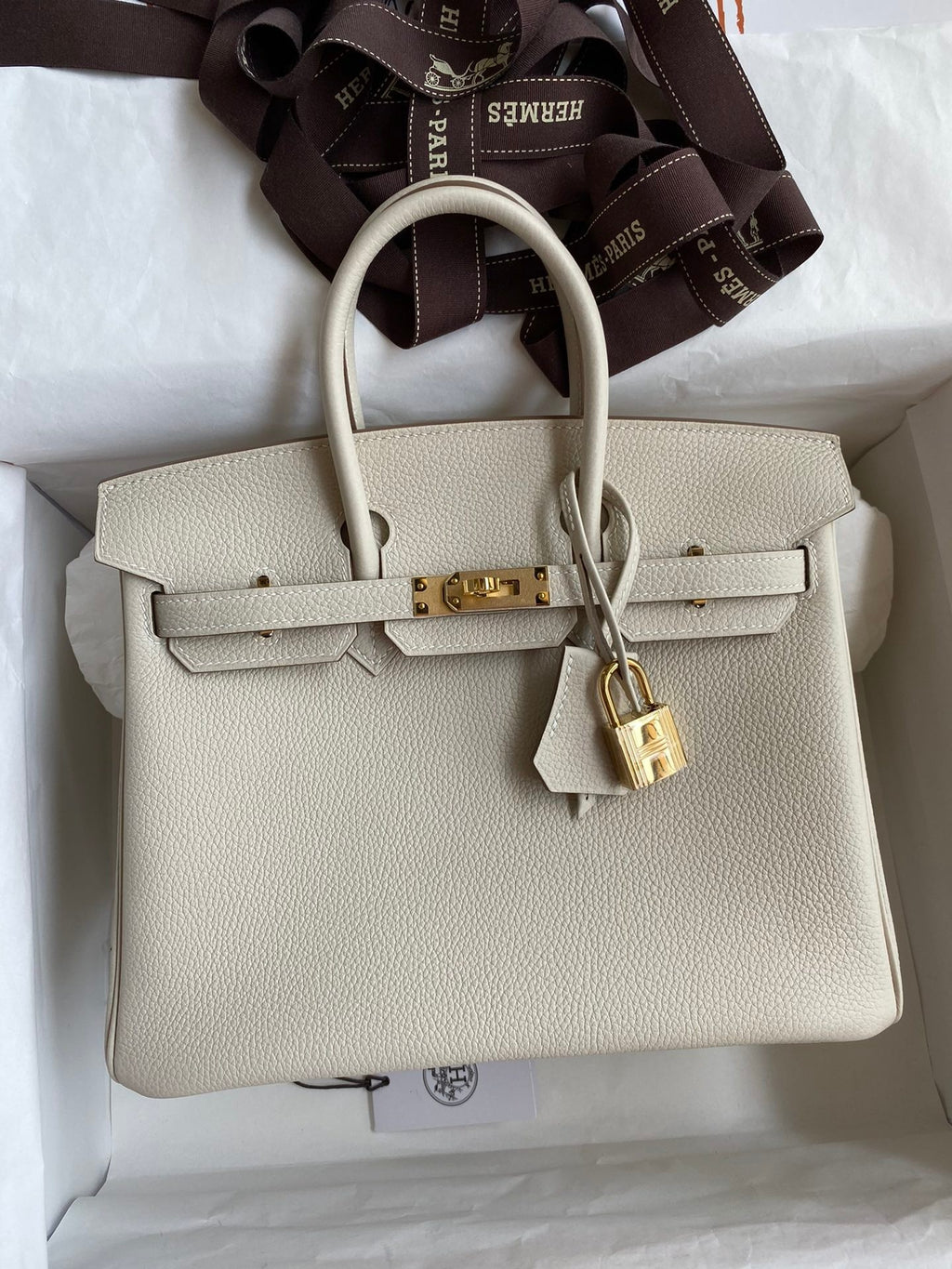 Birkin 25cm Togo Leather Handbag