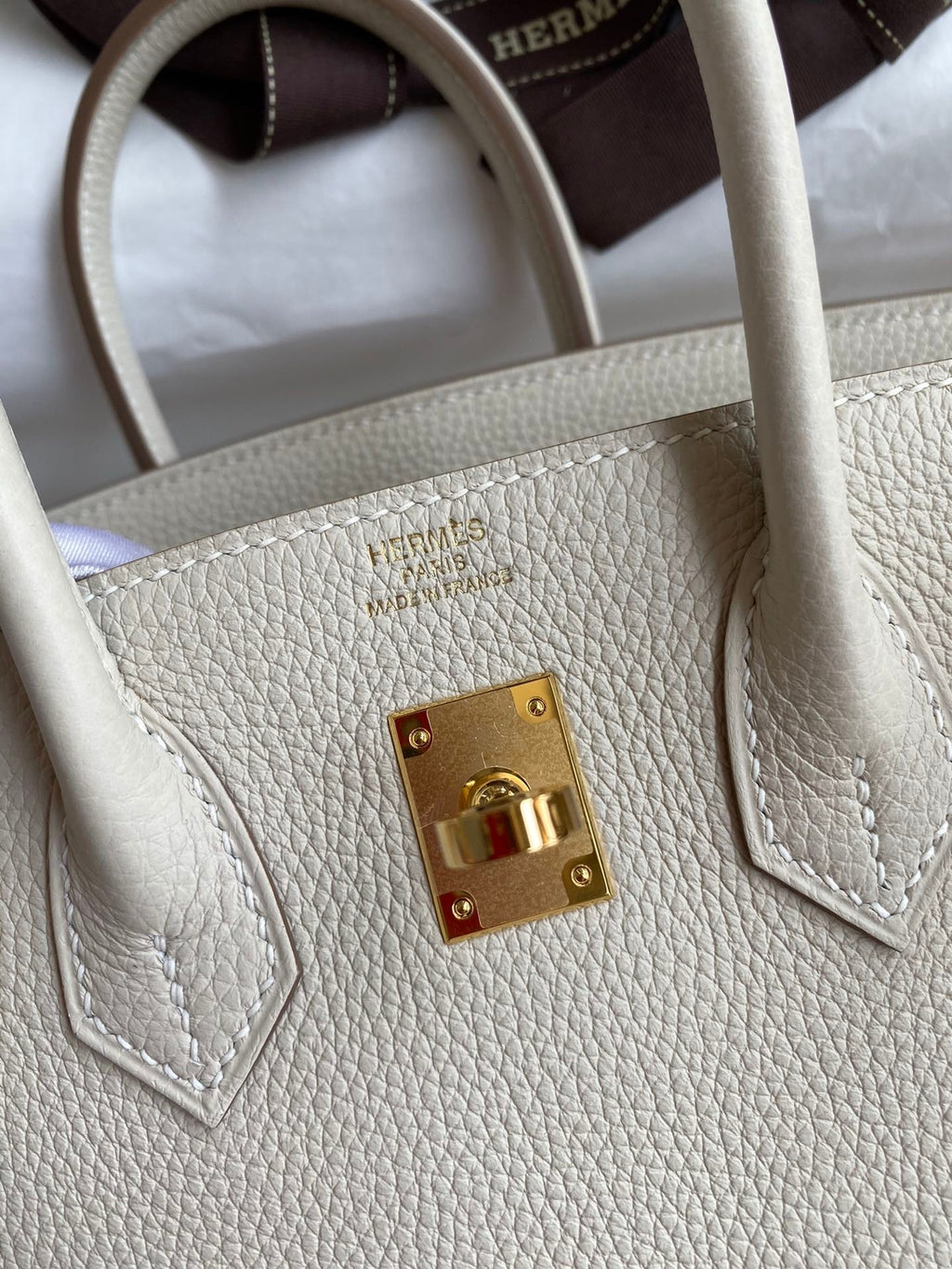 Birkin 25cm Togo Leather Handbag