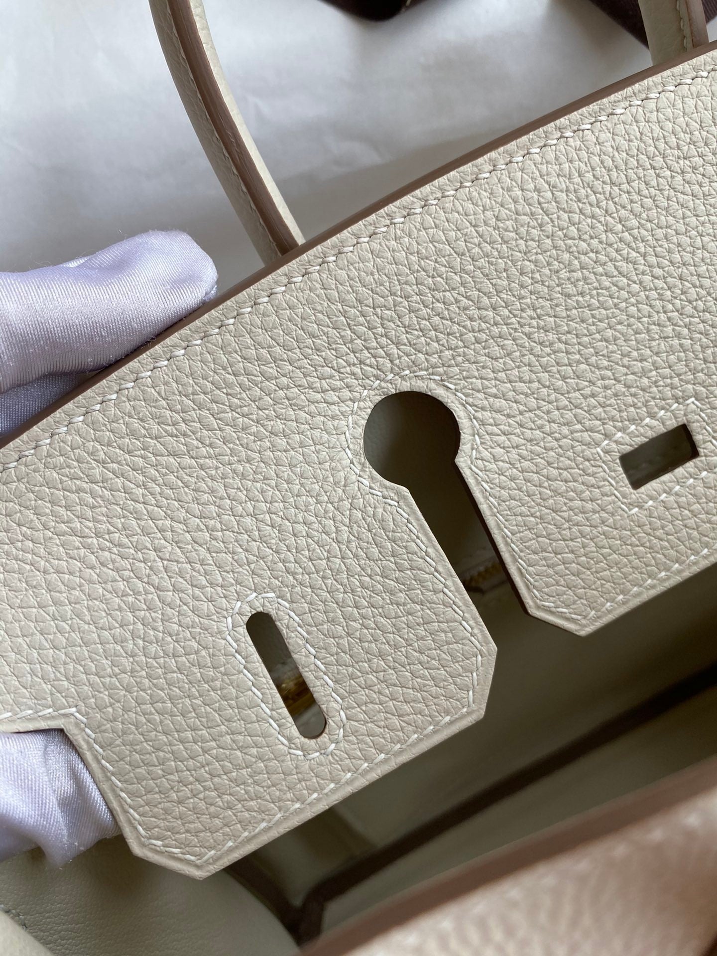 Birkin 25cm Togo Leather Handbag