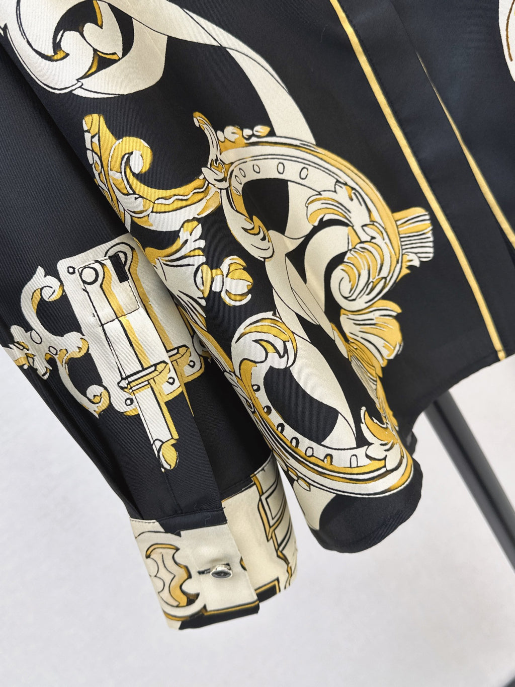 Printed Silk Shirt & Trousers Set