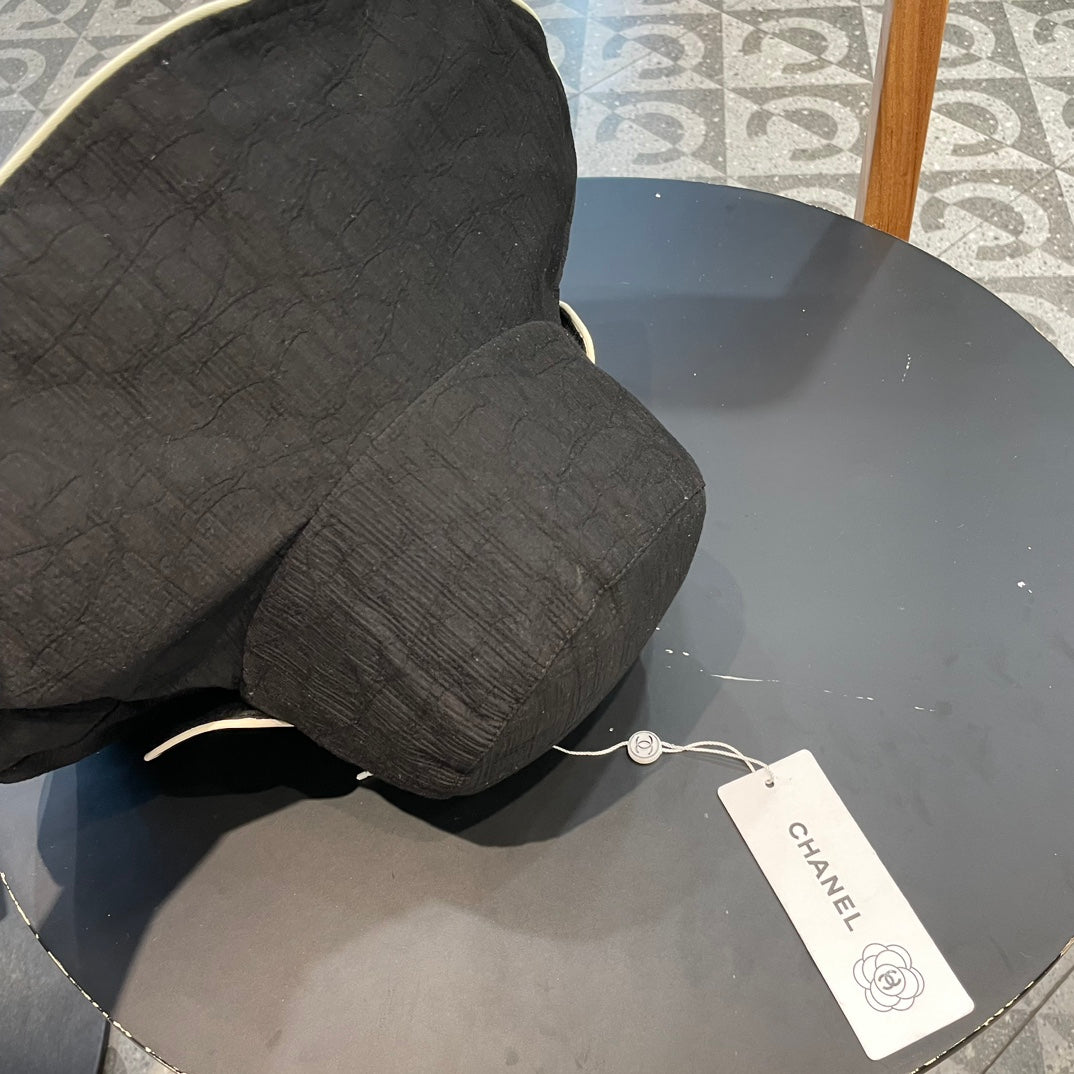 Wide Brim Hat with Elegant Bow Detail