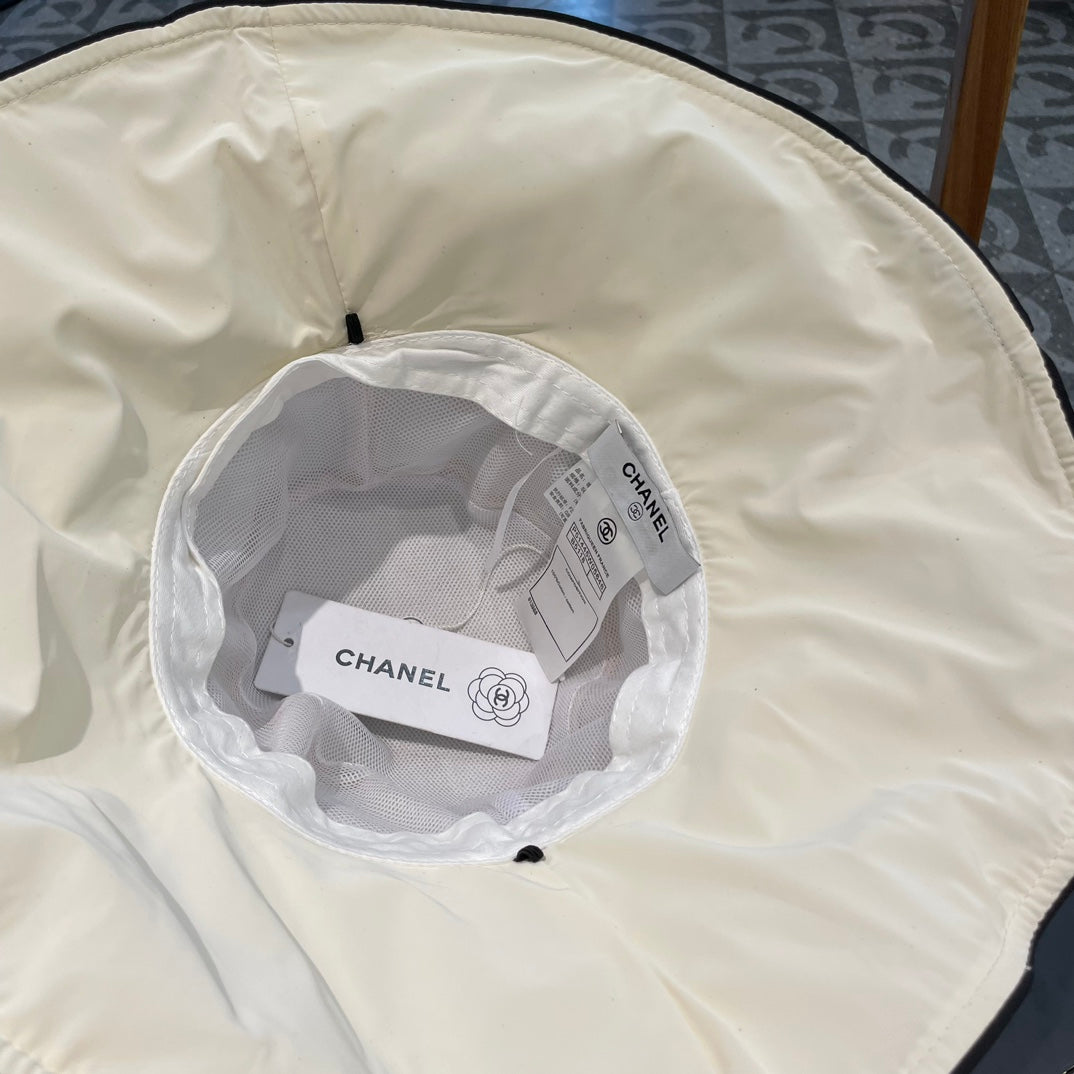 Wide Brim Hat with Elegant Bow Detail