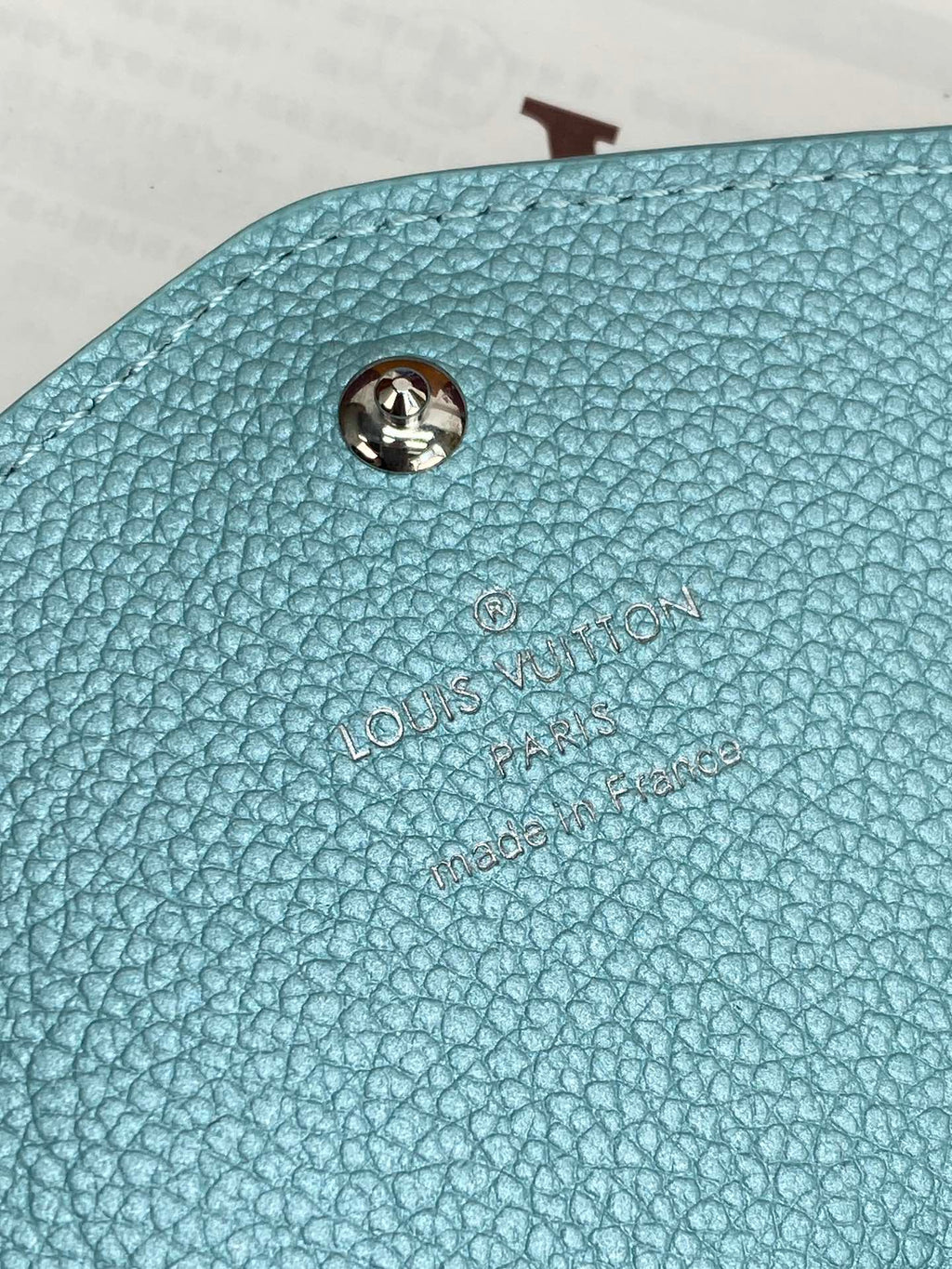 Sarah Wallet – Monogram Empreinte Leather (Blue)