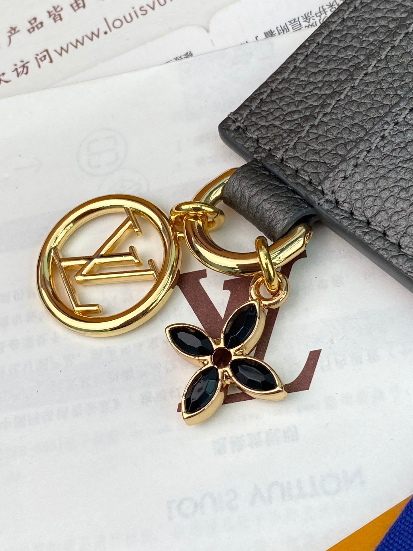 Charms Card Holder – Monogram Empreinte Leather