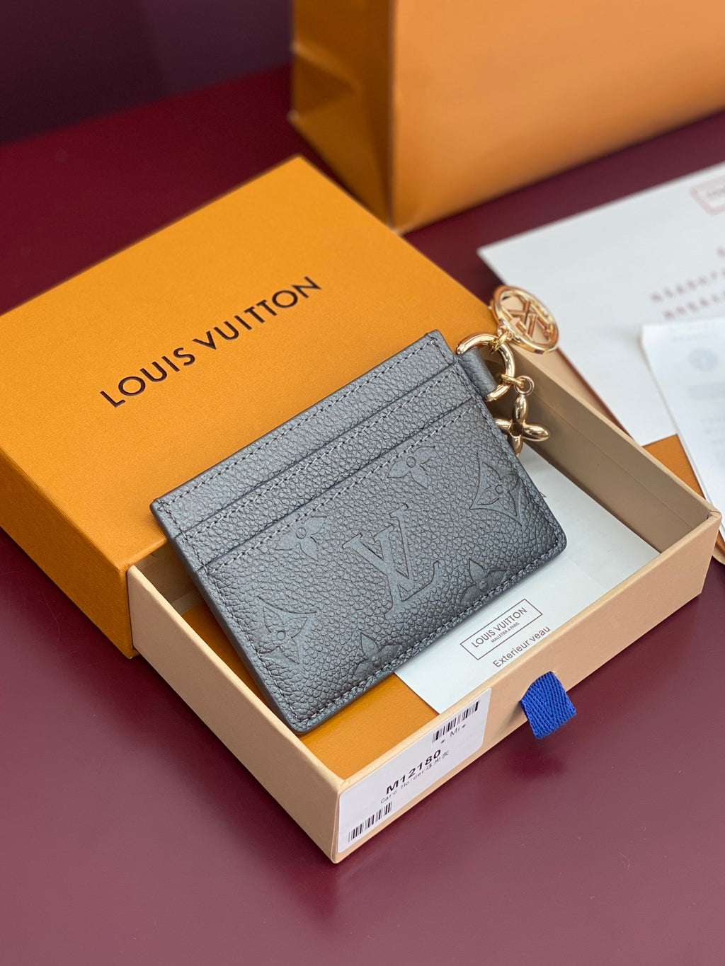 Charms Card Holder – Monogram Empreinte Leather