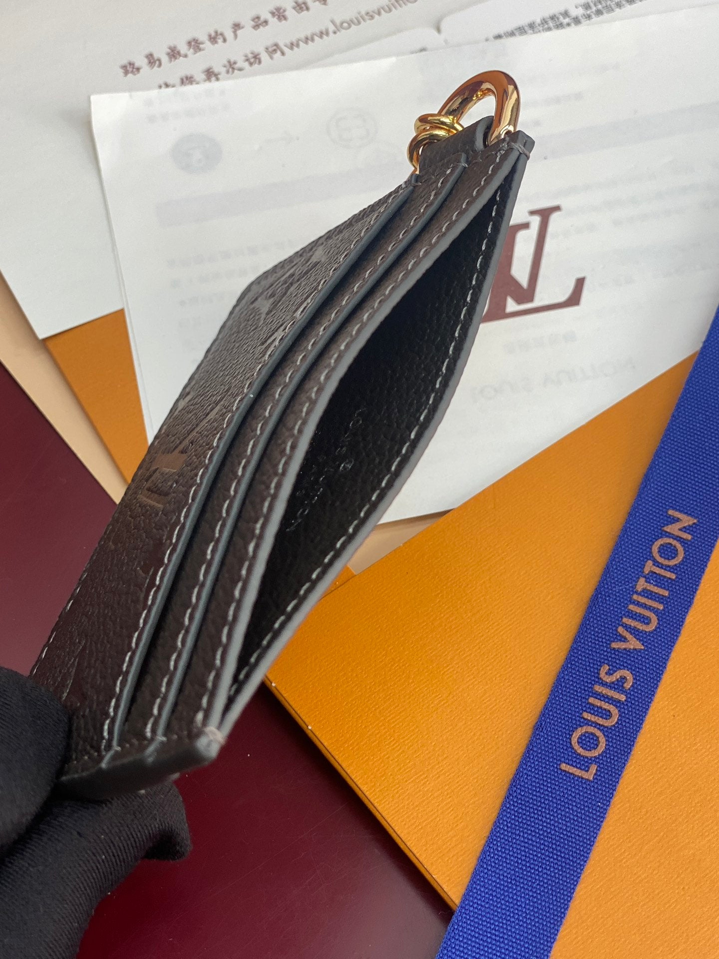 Charms Card Holder – Monogram Empreinte Leather