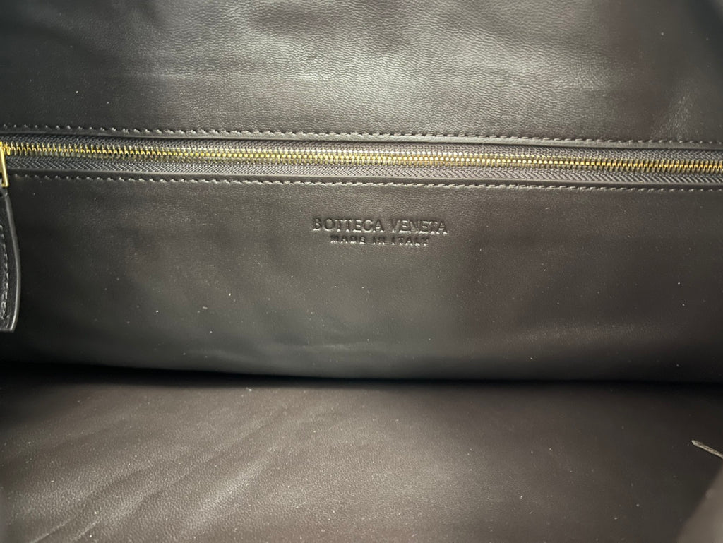 Woven Leather Oversized Hobo Shoulder Bag