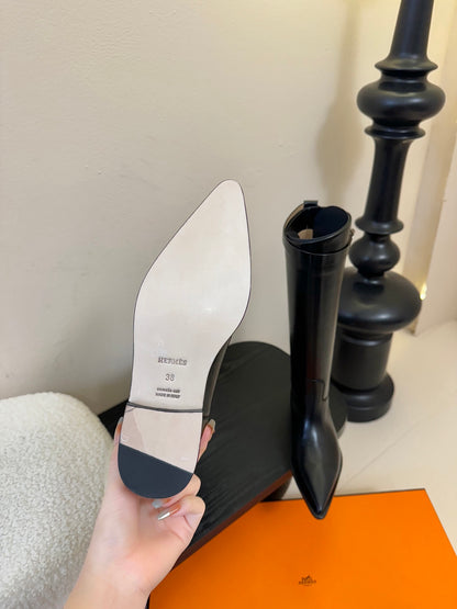Kelly Buckle Long Rain Boots