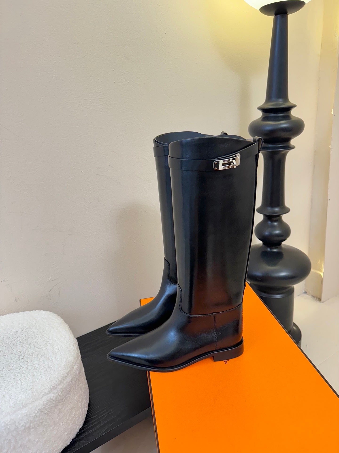 Kelly Buckle Long Rain Boots