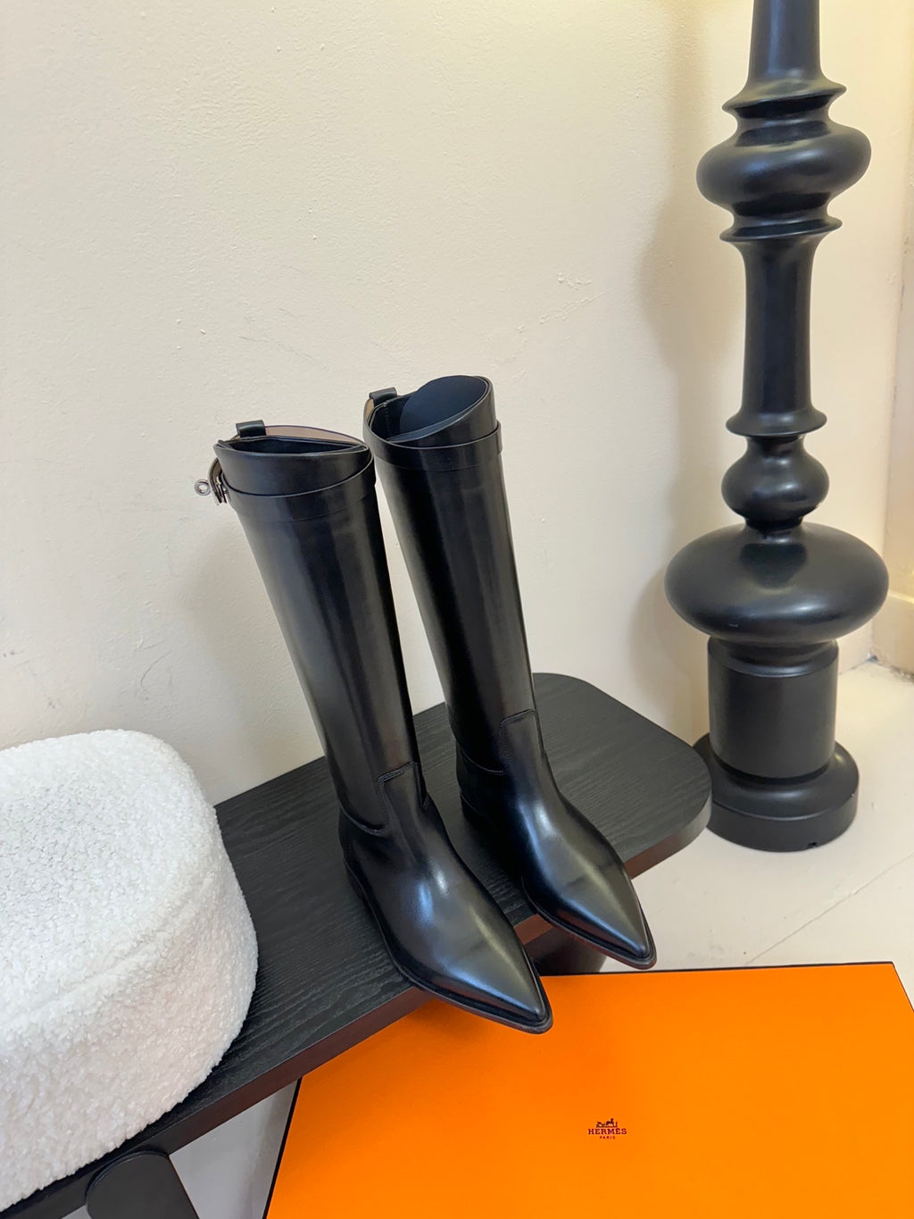 Kelly Buckle Long Rain Boots