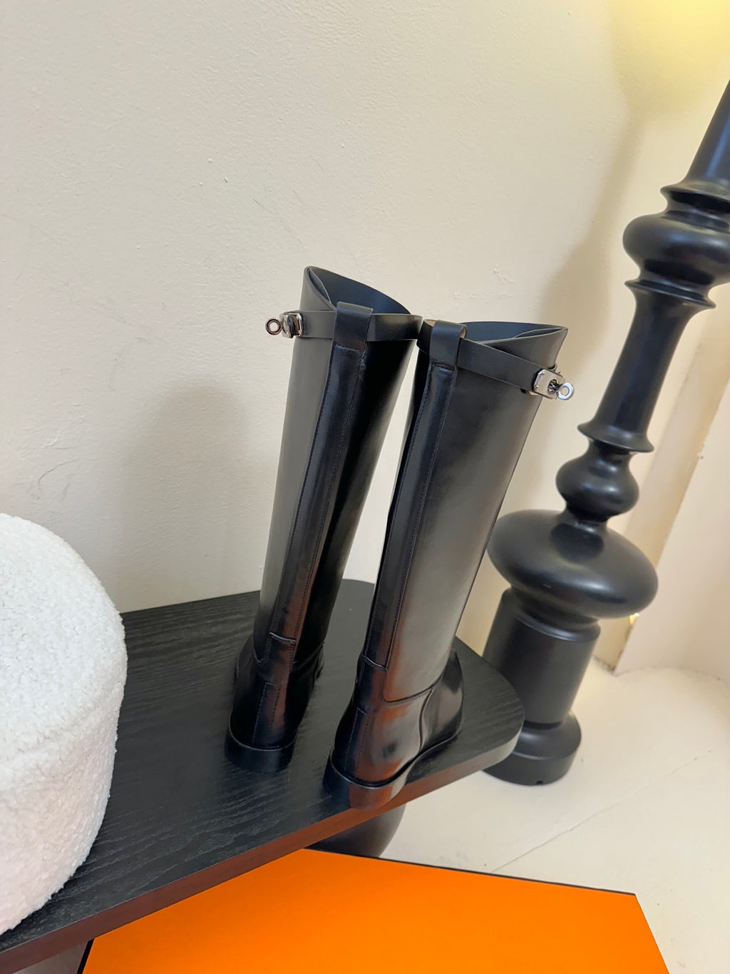 Kelly Buckle Long Rain Boots