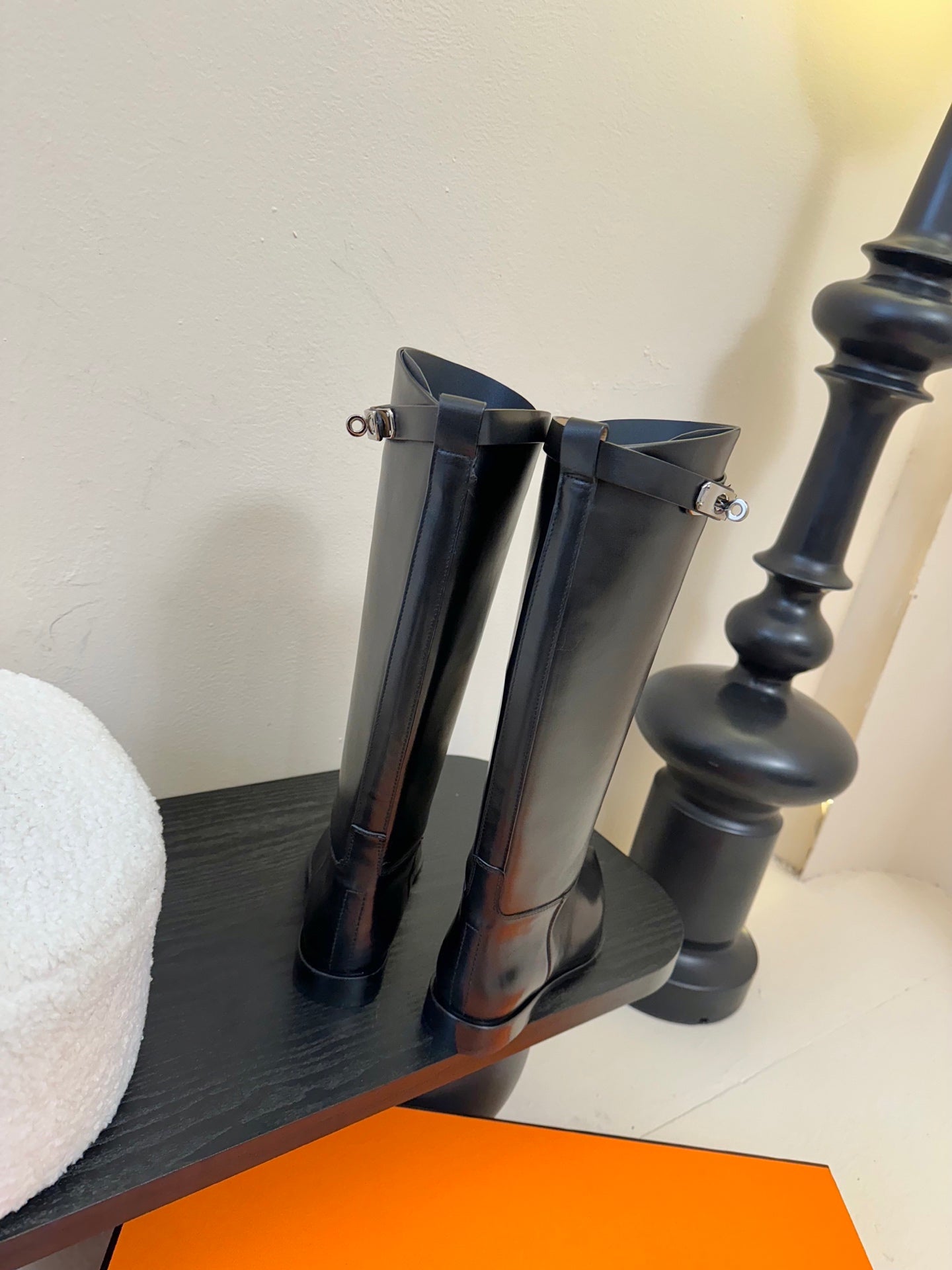 Kelly Buckle Long Rain Boots