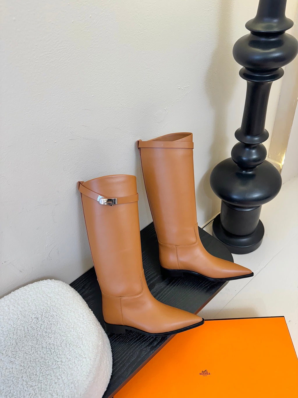 Kelly Buckle Long Rain Boots