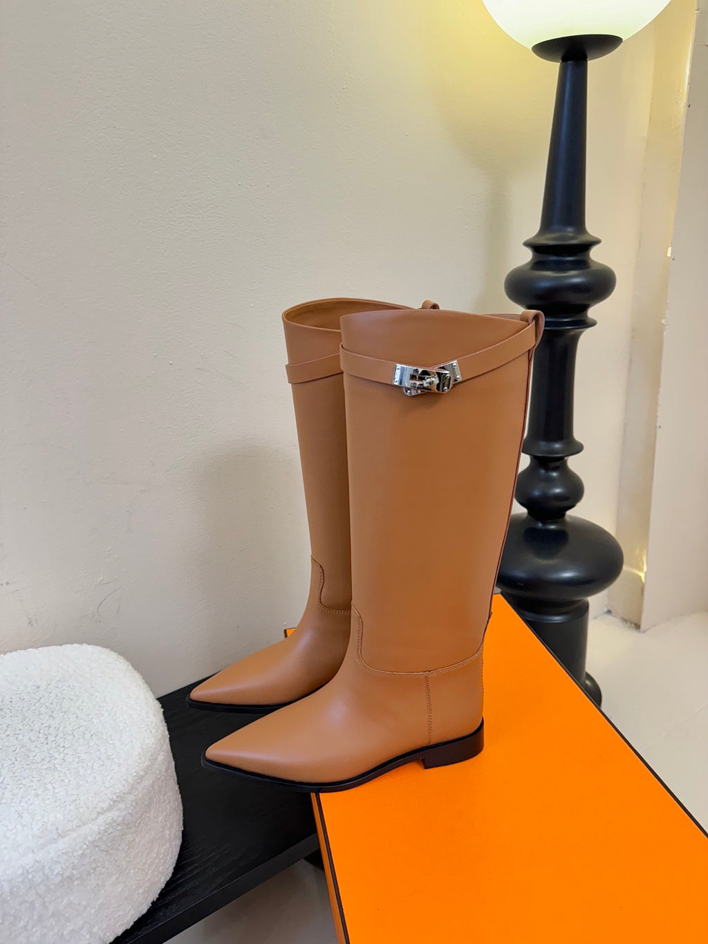 Kelly Buckle Long Rain Boots
