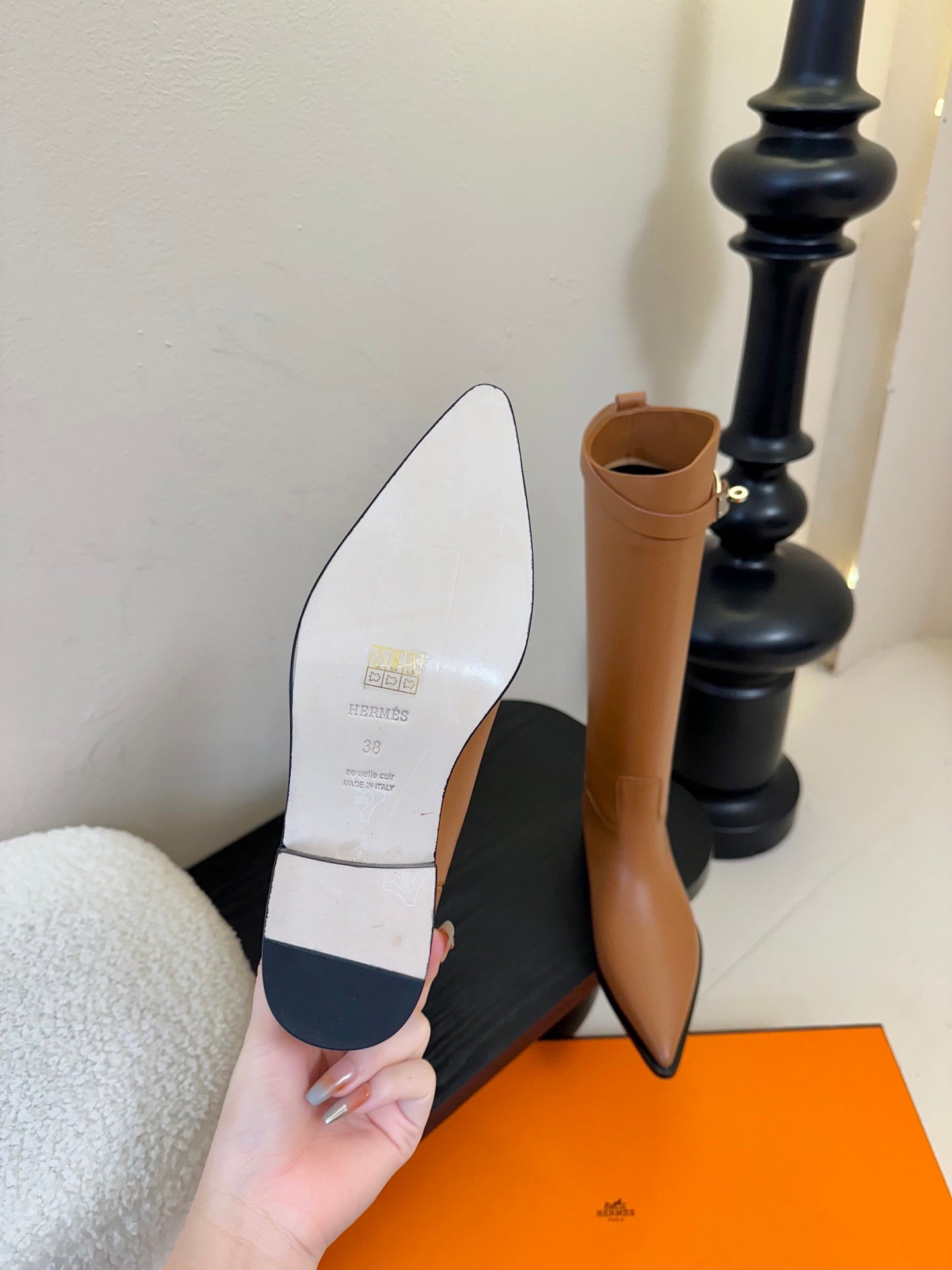 Kelly Buckle Long Rain Boots