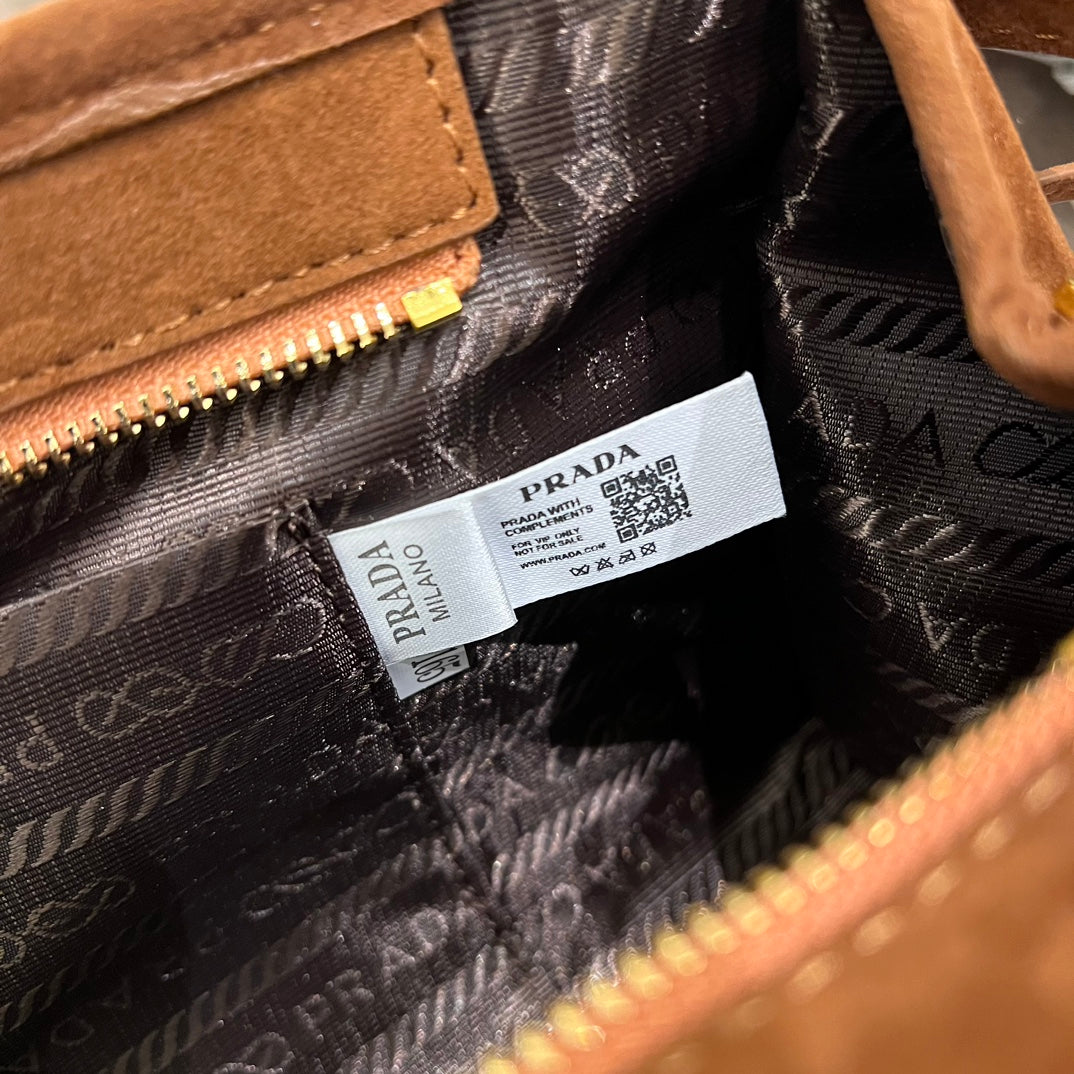 SoftLux Suede Top Handle Bag