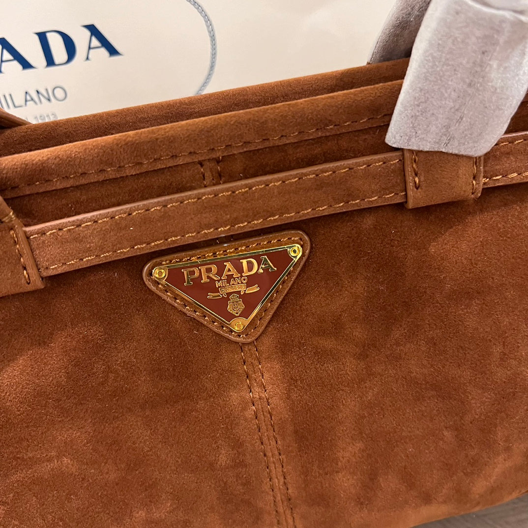 SoftLux Suede Top Handle Bag