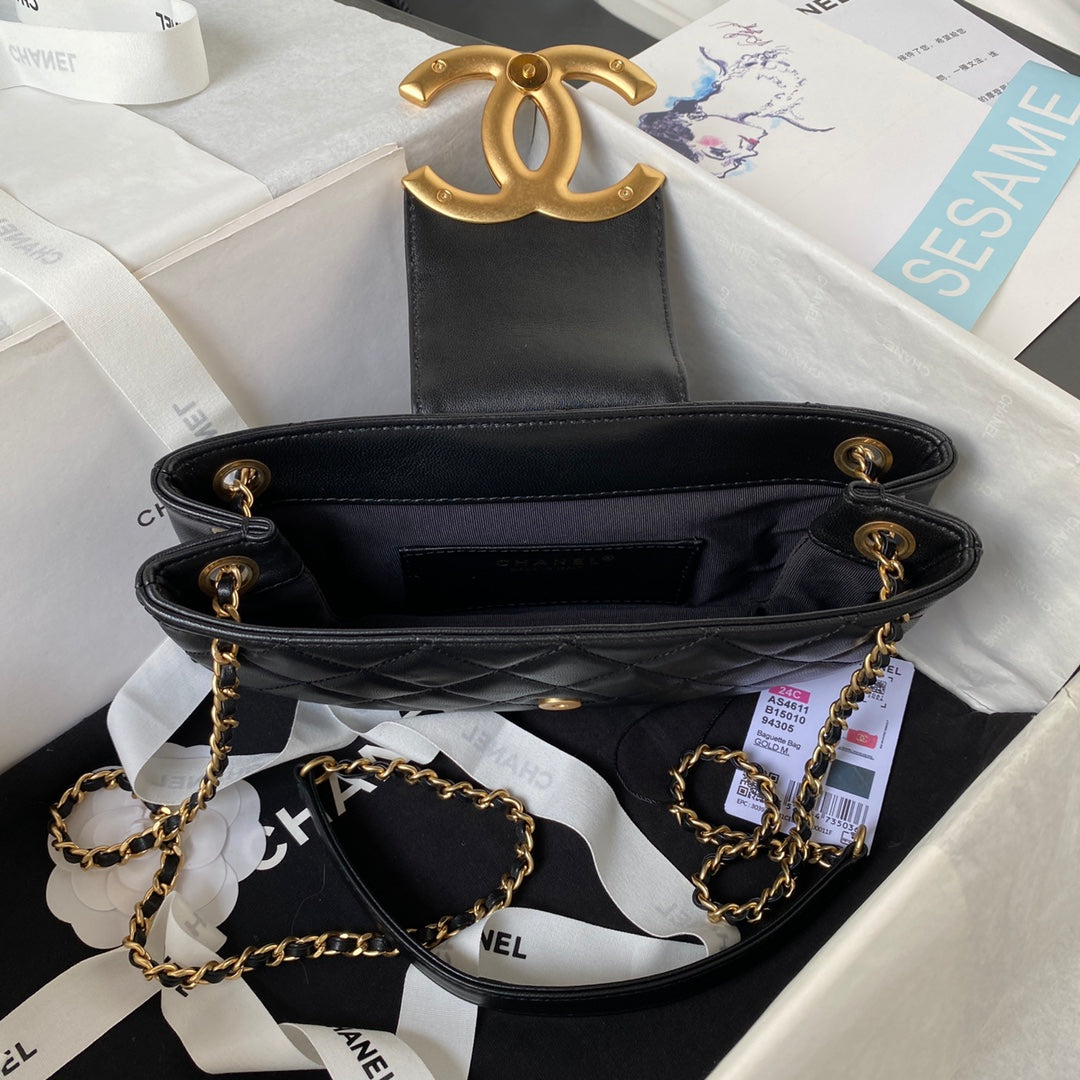 Mini Quilted Lambskin Shoulder Bag