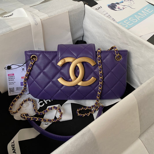 Mini Quilted Lambskin Shoulder Bag