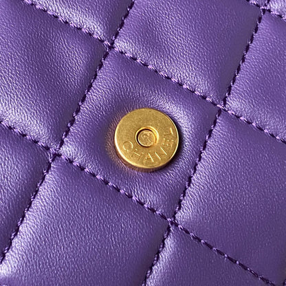 Mini Quilted Lambskin Shoulder Bag