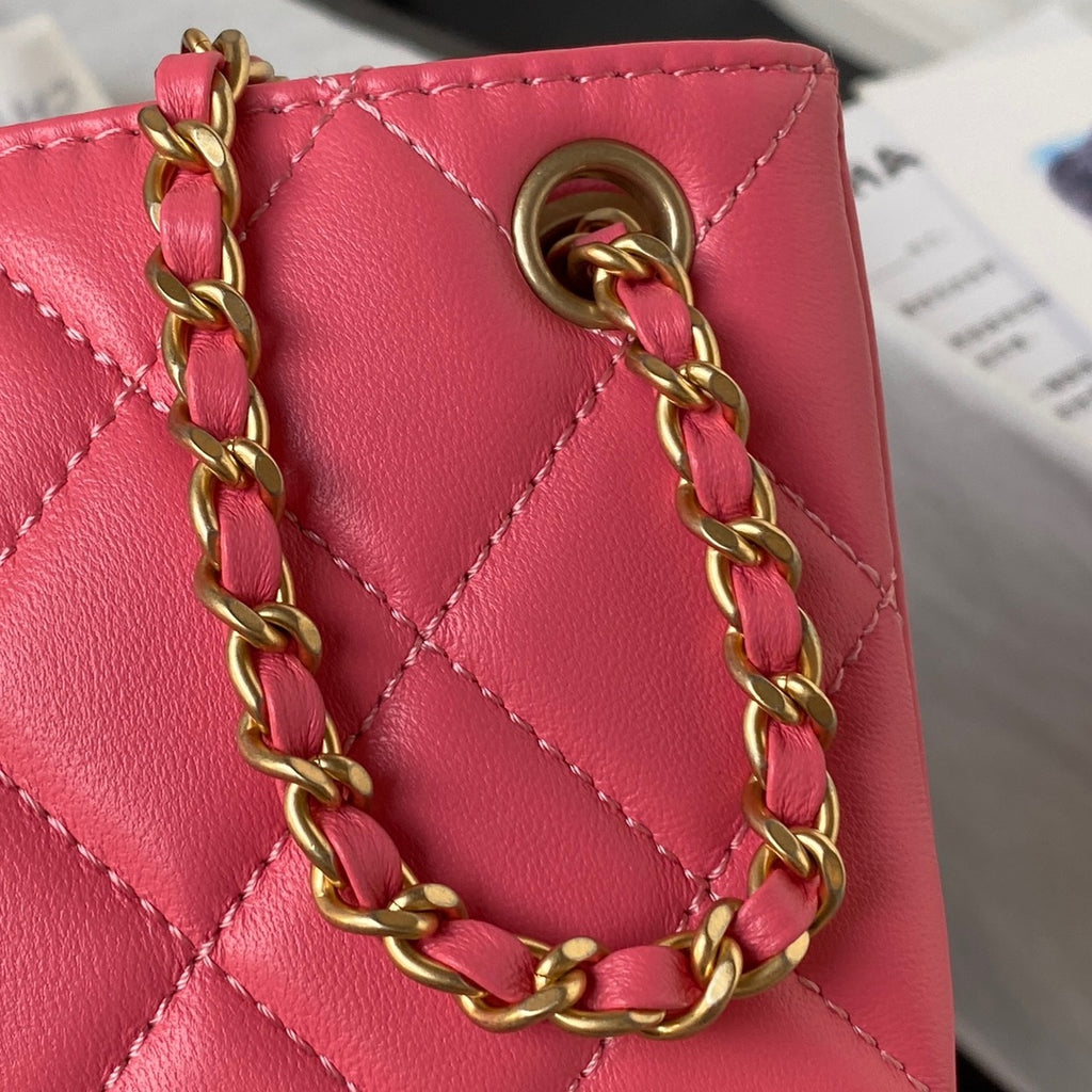 Mini Quilted Lambskin Shoulder Bag