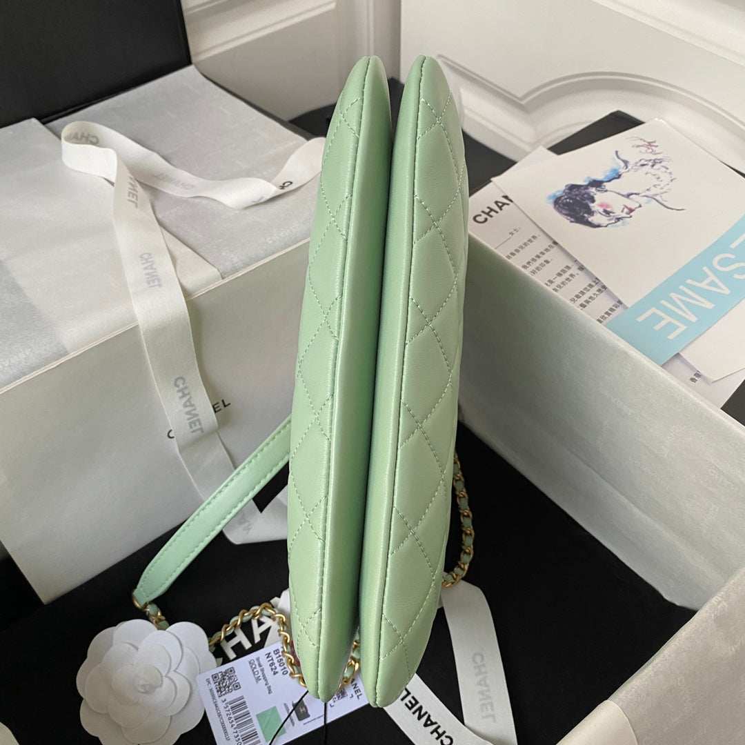 Lambskin Quilted Shoulder Bag