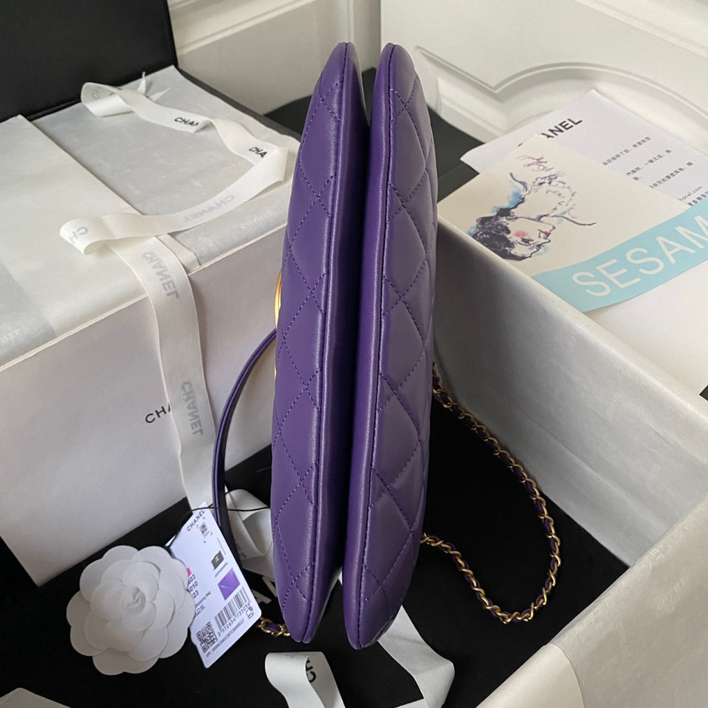 Lambskin Quilted Shoulder Bag