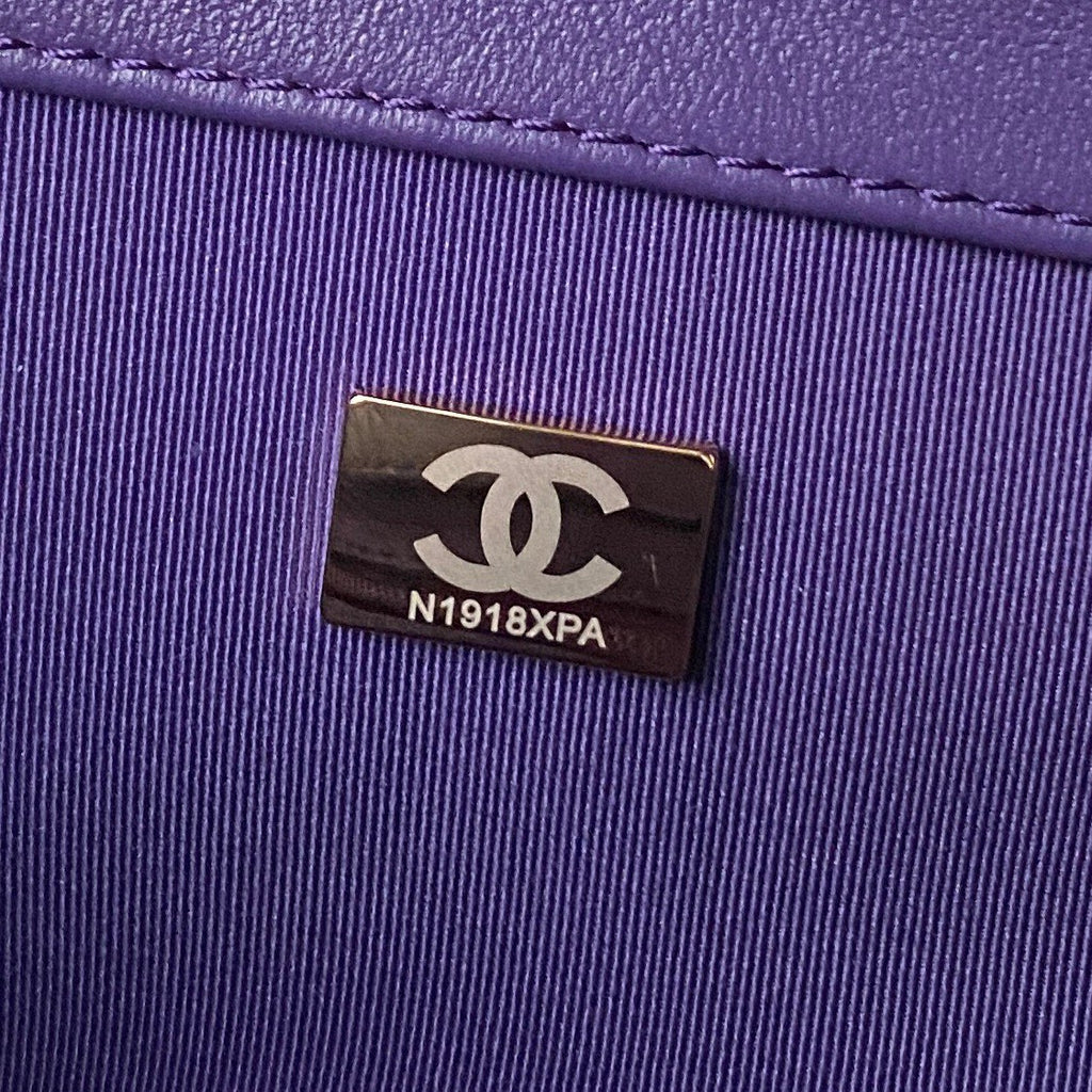 Lambskin Quilted Shoulder Bag