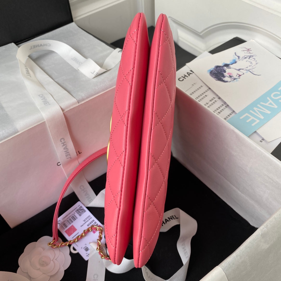 Lambskin Quilted Shoulder Bag