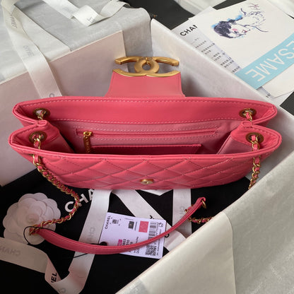 Lambskin Quilted Shoulder Bag