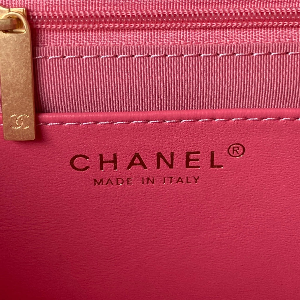 Lambskin Quilted Shoulder Bag