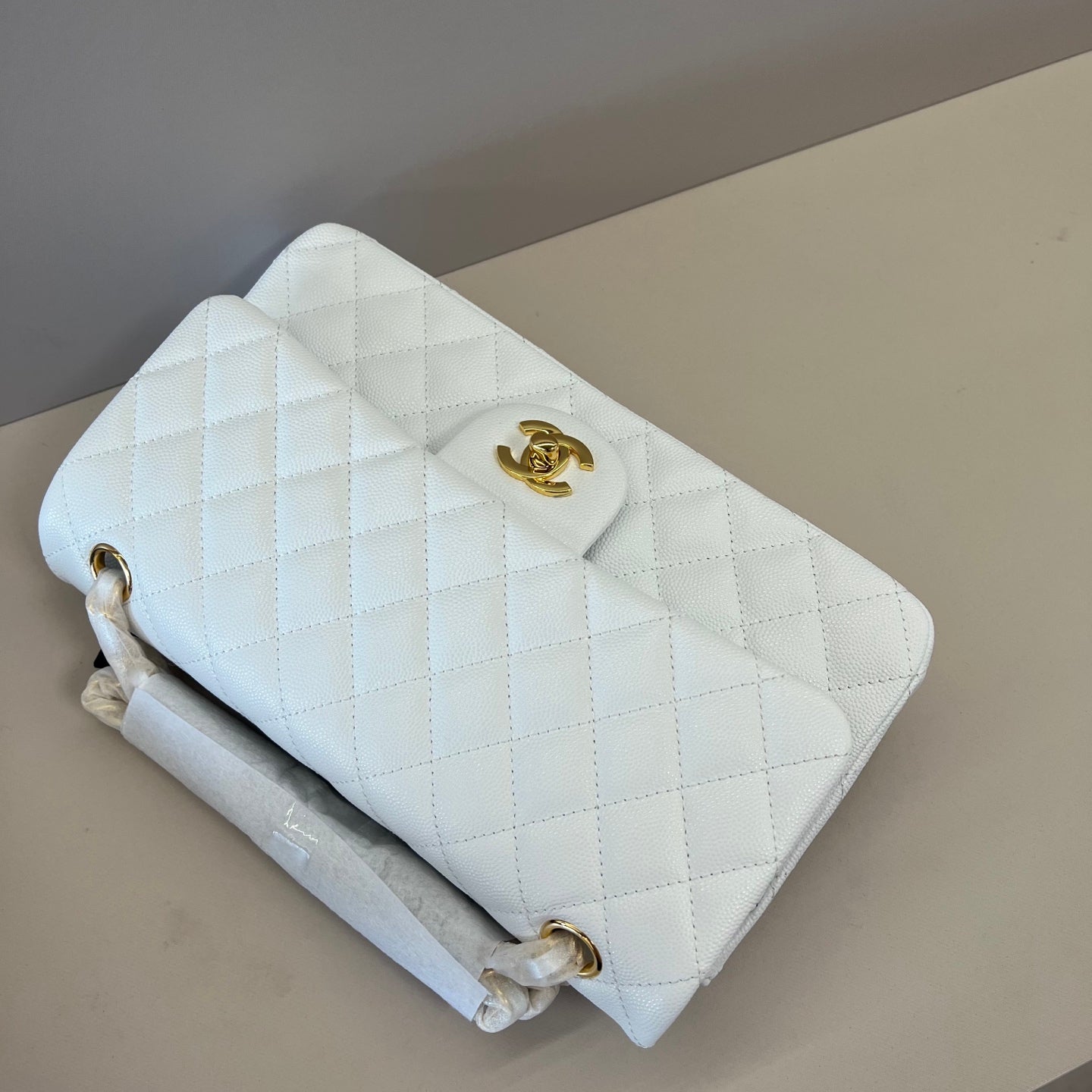 Caviar Leather Classic Double Flap Bag