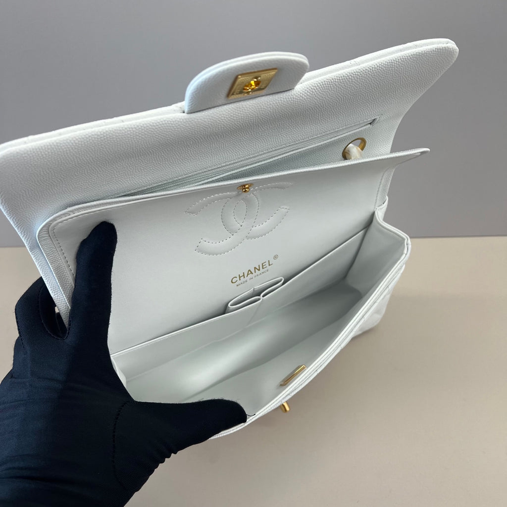 Caviar Leather Classic Double Flap Bag