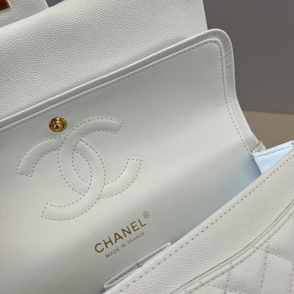 Caviar Leather Classic Double Flap Bag