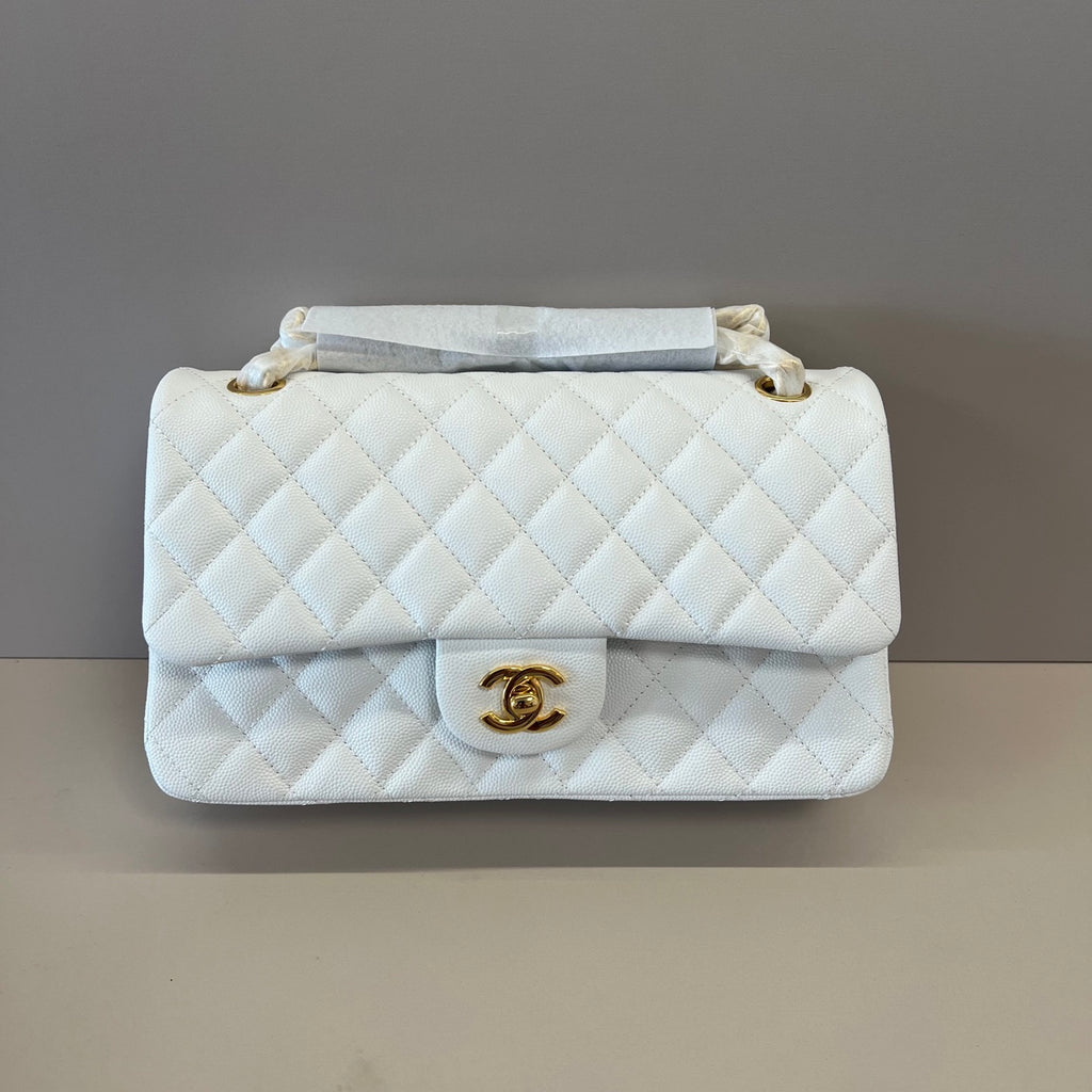 Caviar Leather Classic Double Flap Bag