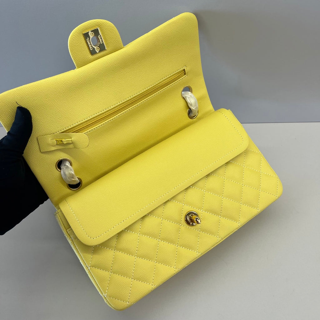 Caviar Leather Classic Double Flap Bag