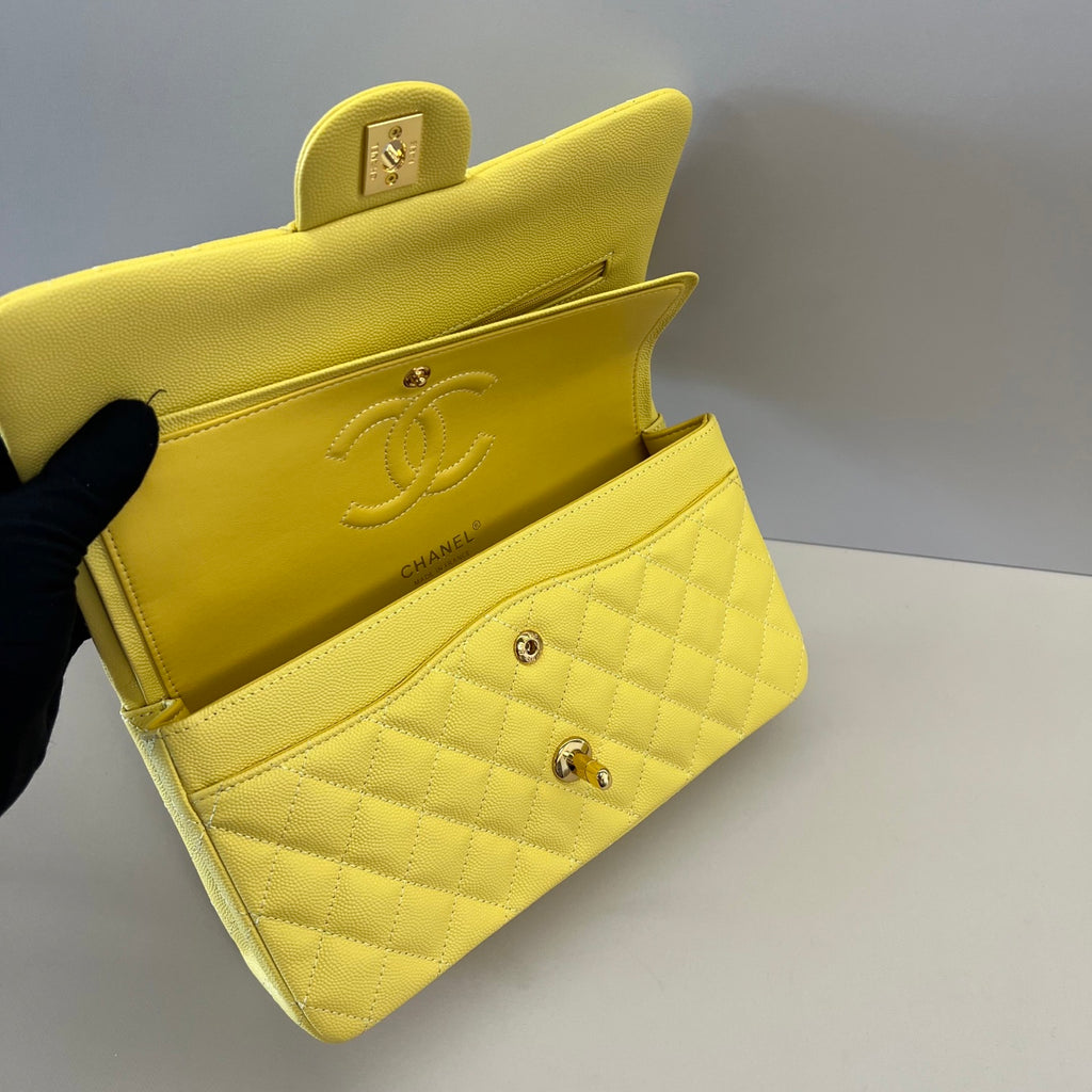 Caviar Leather Classic Double Flap Bag