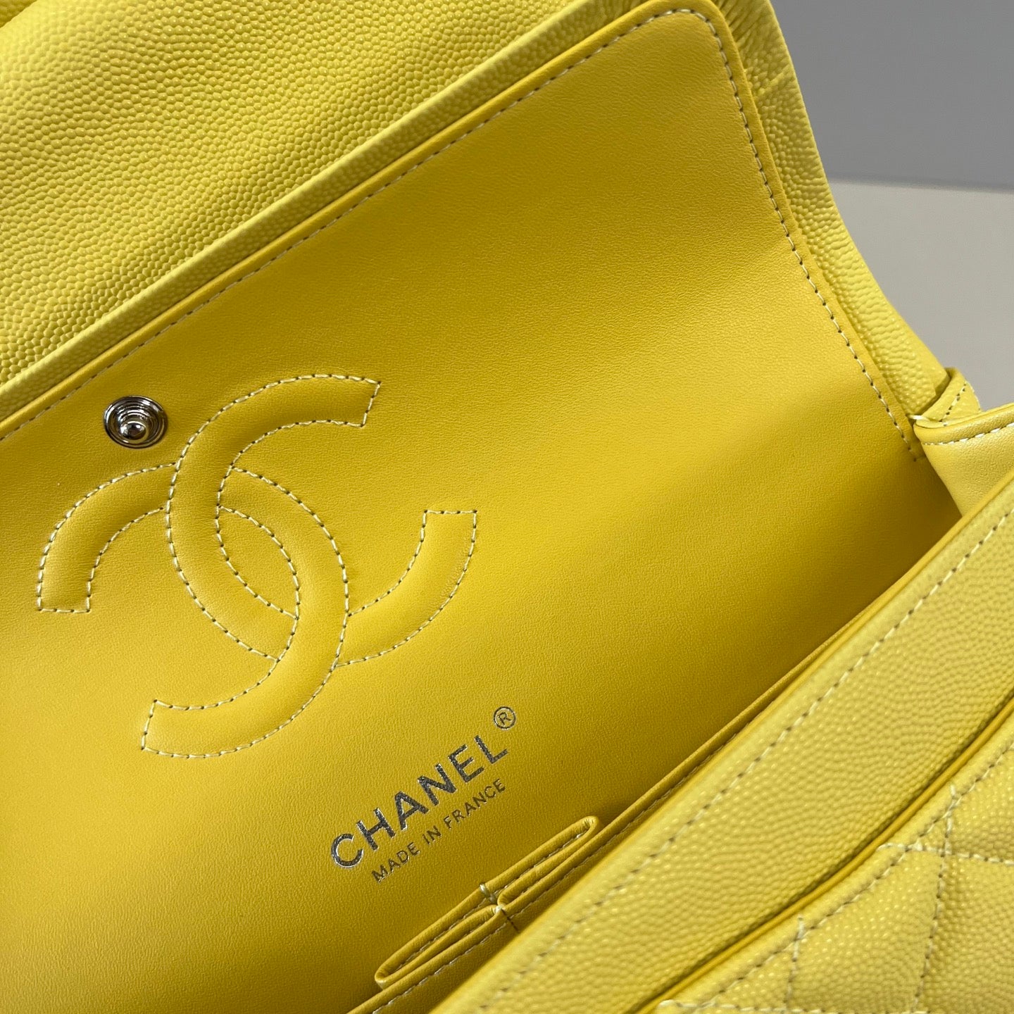 Caviar Leather Classic Double Flap Bag