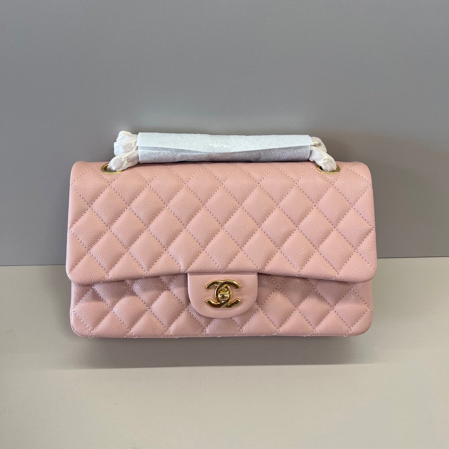 Caviar Leather Classic Double Flap Bag