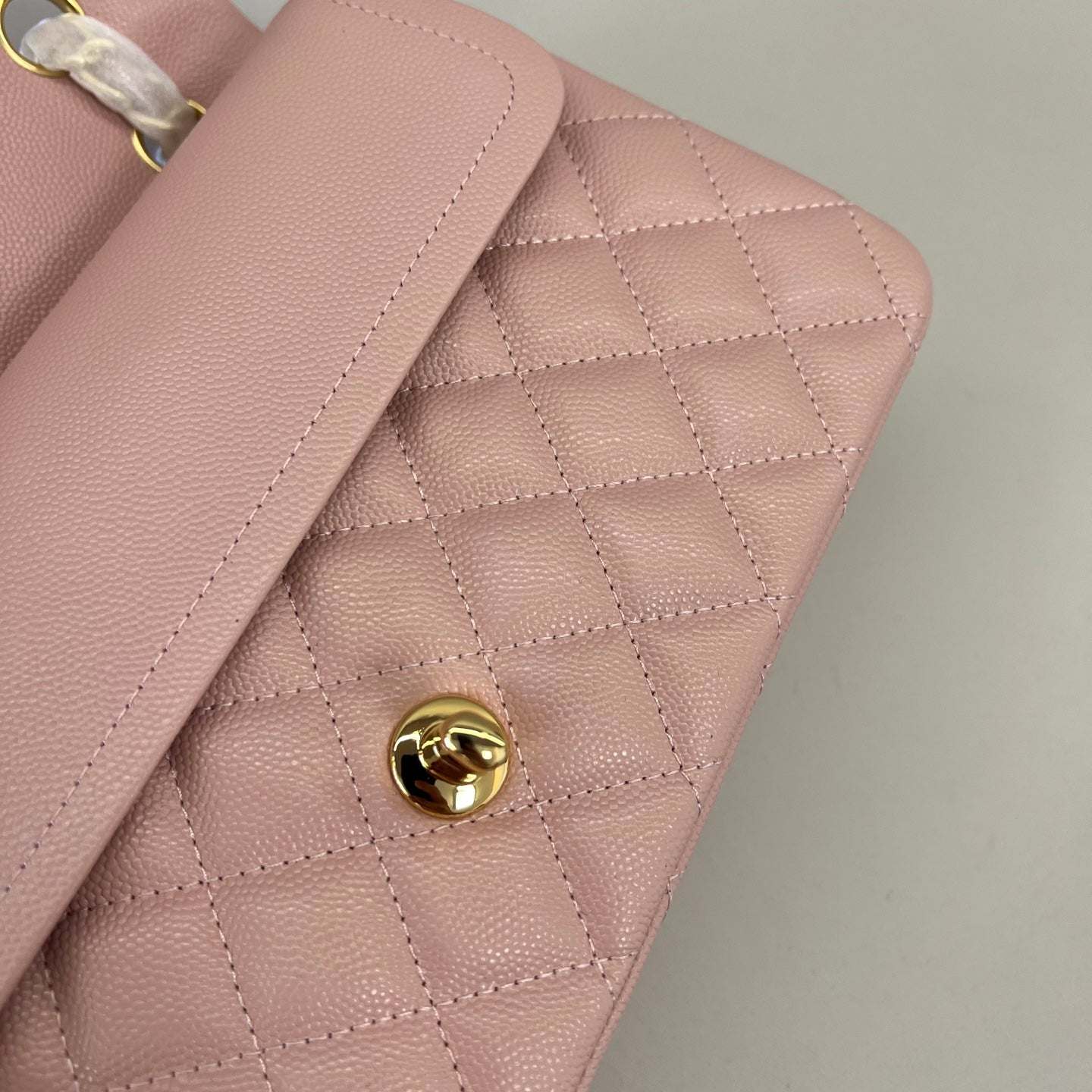 Caviar Leather Classic Double Flap Bag