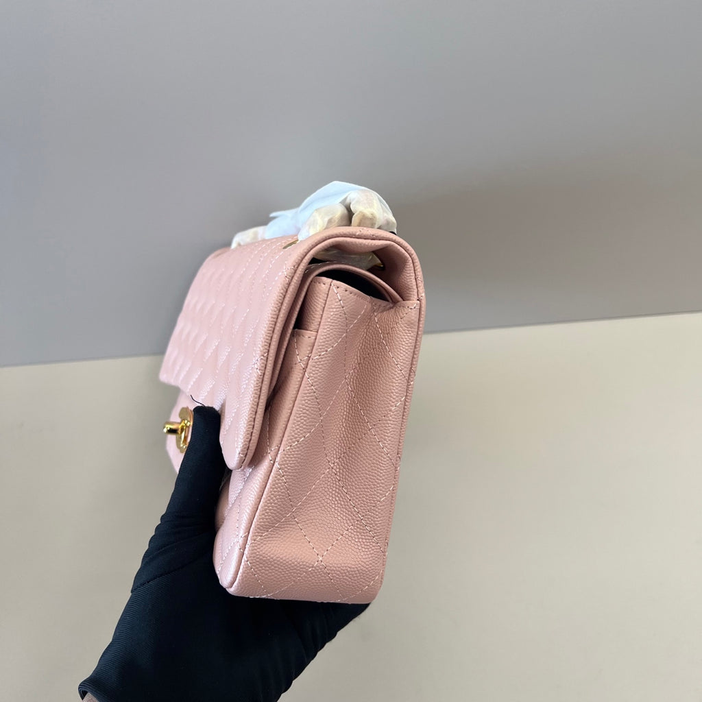 Caviar Leather Classic Double Flap Bag