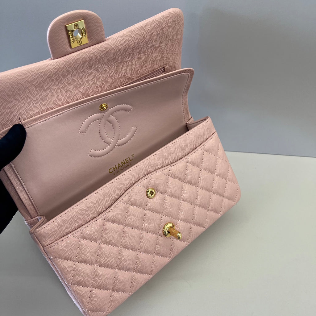 Caviar Leather Classic Double Flap Bag