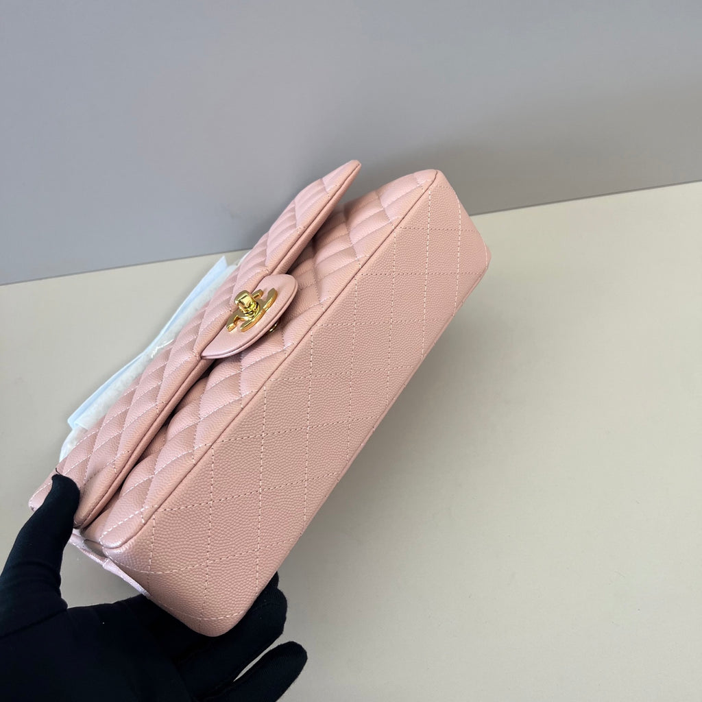 Caviar Leather Classic Double Flap Bag