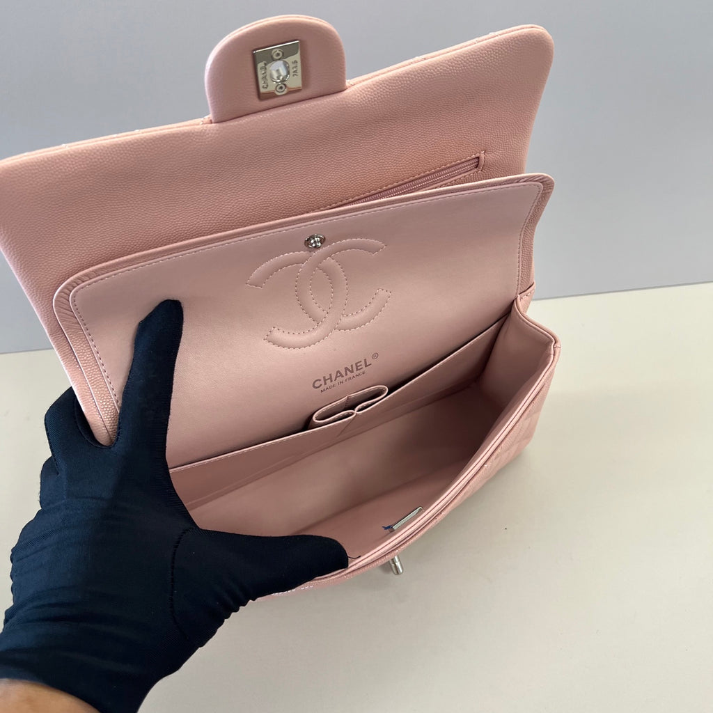 Caviar Leather Classic Double Flap Bag